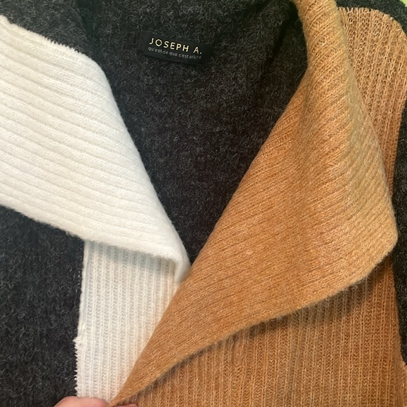 EUC Joseph A Color Block Cardigan - Picture 6 of 8